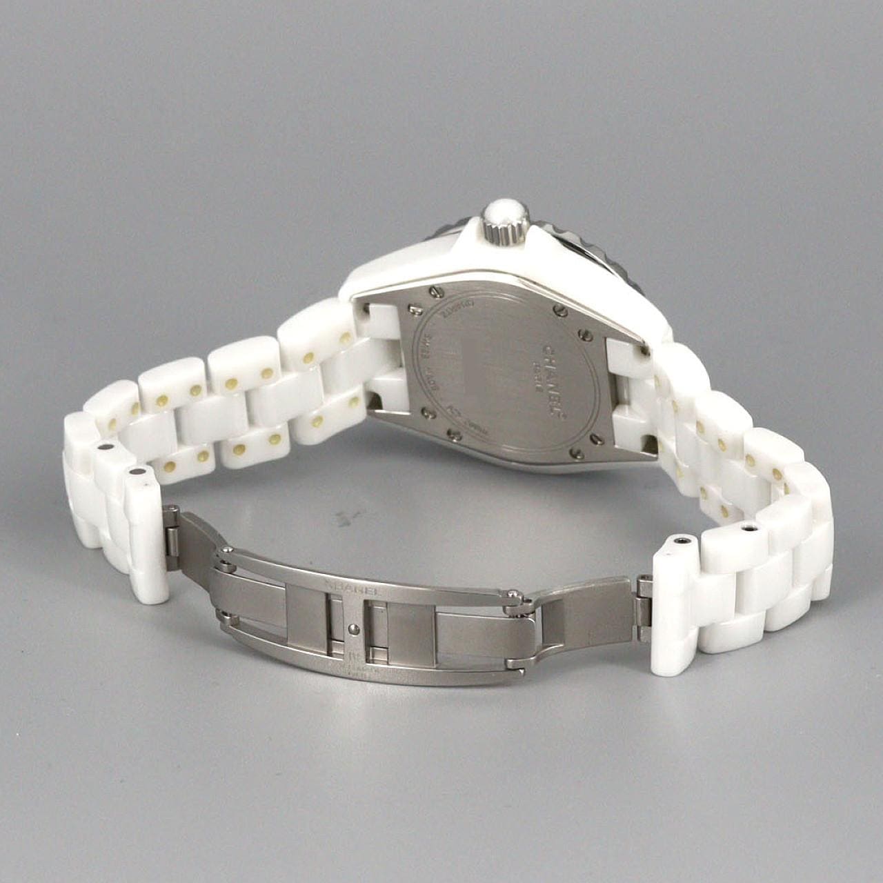 シャネル J12 33mmセラミック･12P H1628 セラミック クォーツ