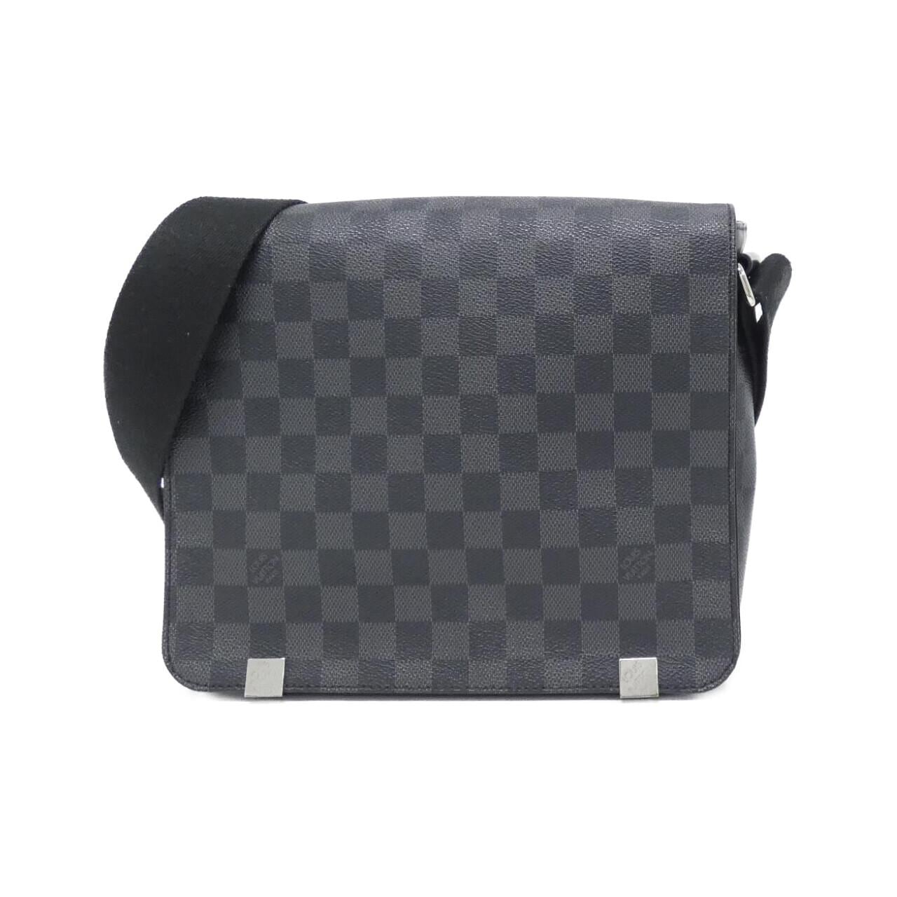 LOUIS VUITTON Damier Graphite District PM N41028 Shoulder Bag