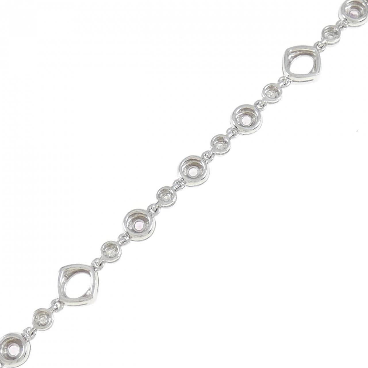 K18WG Sapphire Bracelet 0.40CT