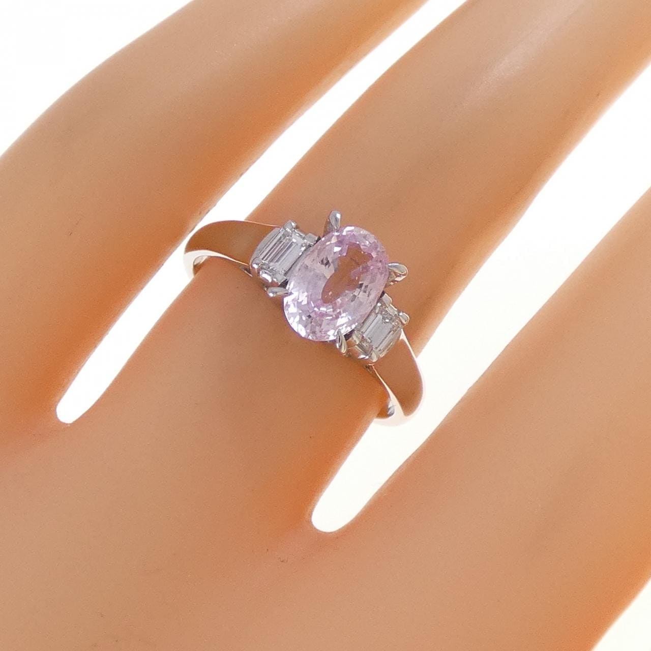 PT900 サファイヤ リング 1.29CT