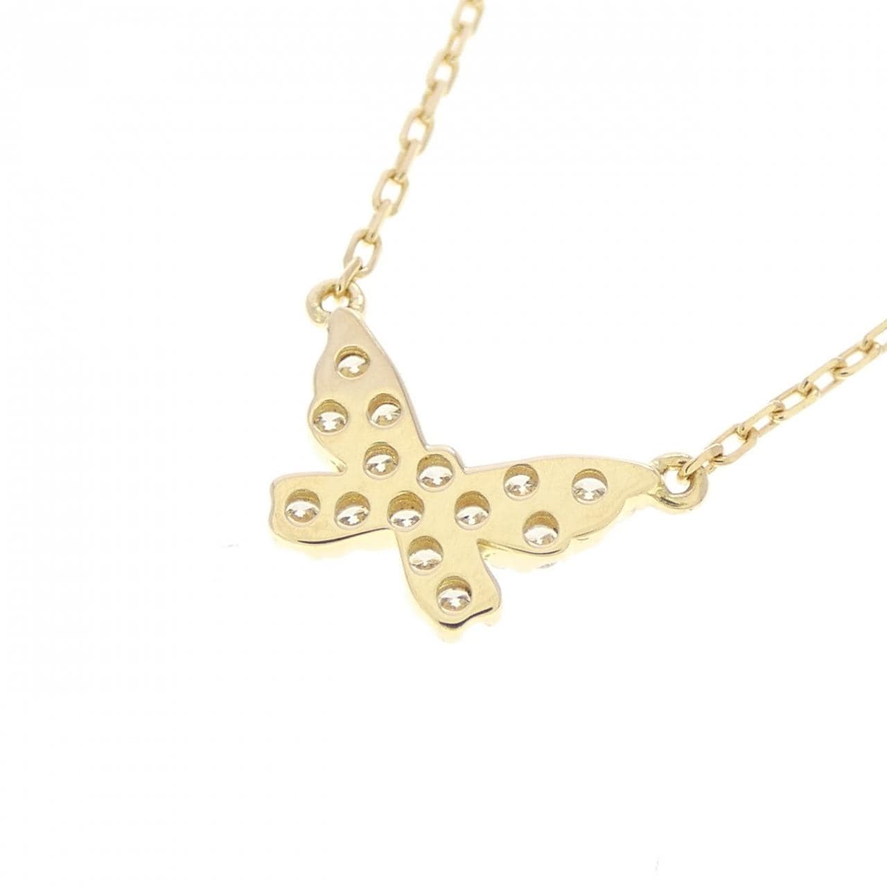 アーカー バタフライ ネックレス 0.06CT