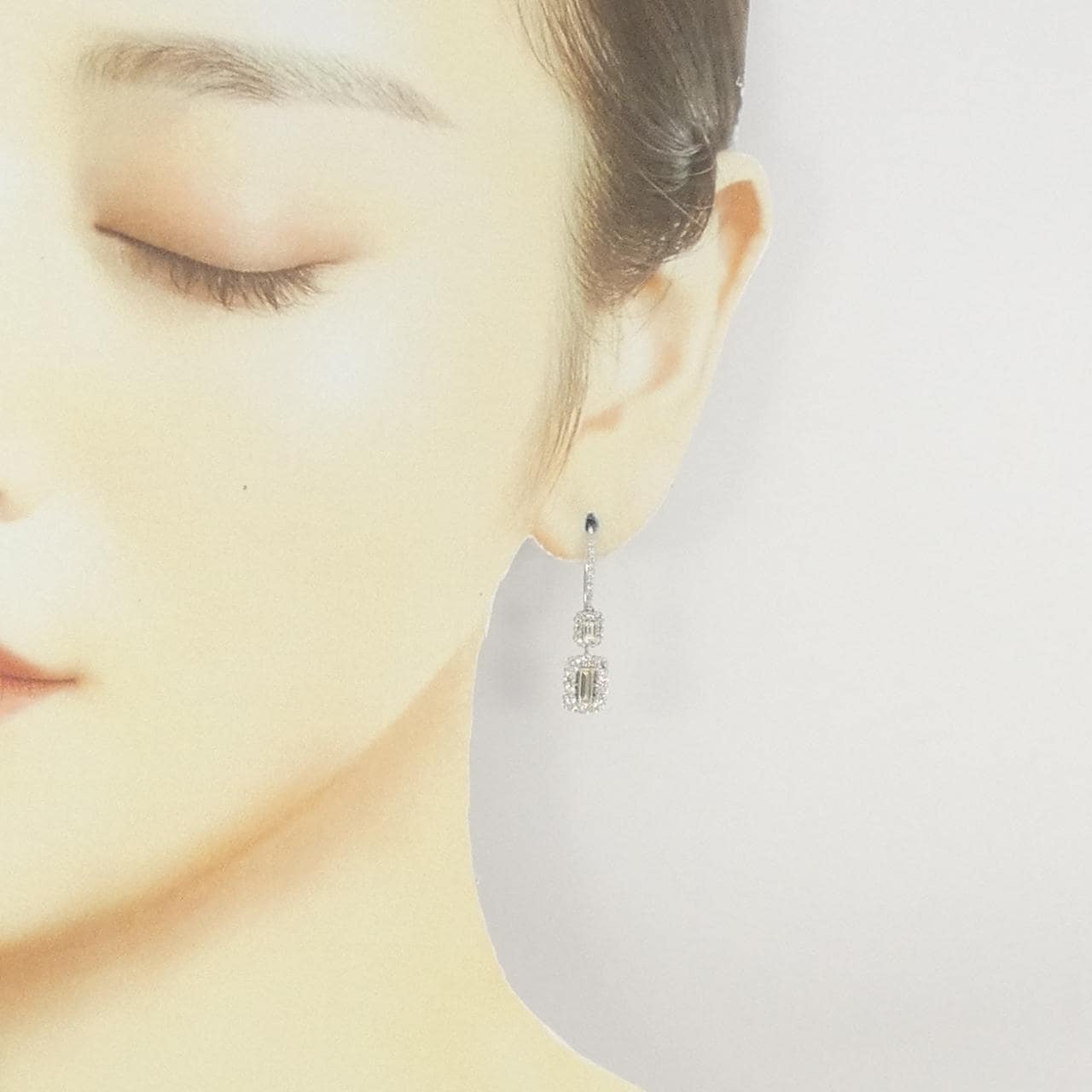 【新品】PT950 ダイヤモンド ピアス 1.74CT
