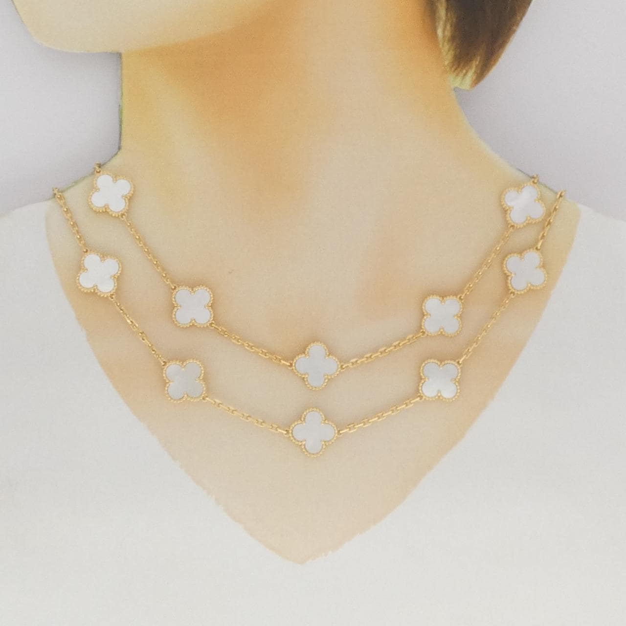 ヴァンクリーフ&アーペル ヴィンテージアルハンブラ 20モチーフ ネックレス