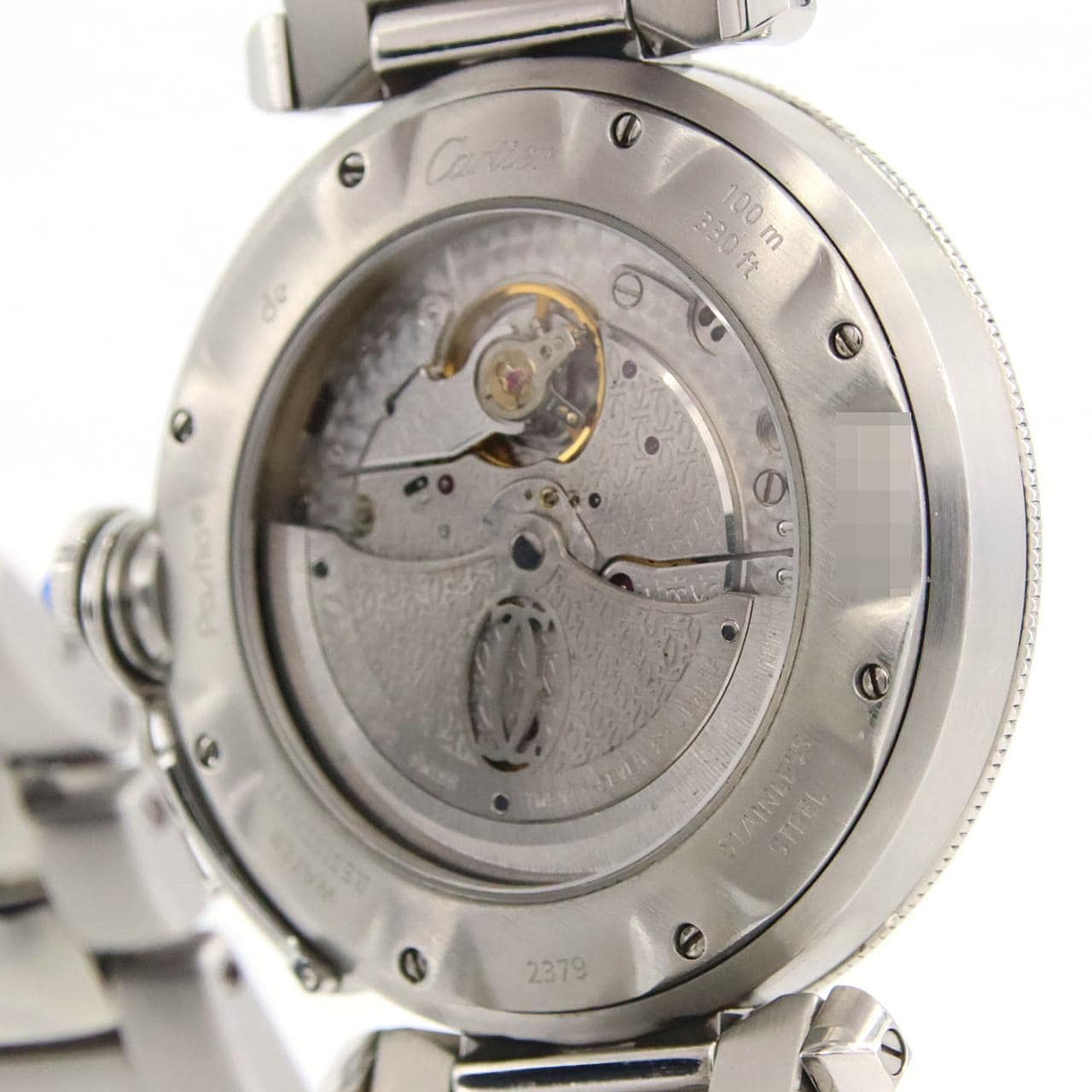 【ノーメンテナンス特価】カルティエ パシャグリッド コンベックス W31059H3 SS 自動巻