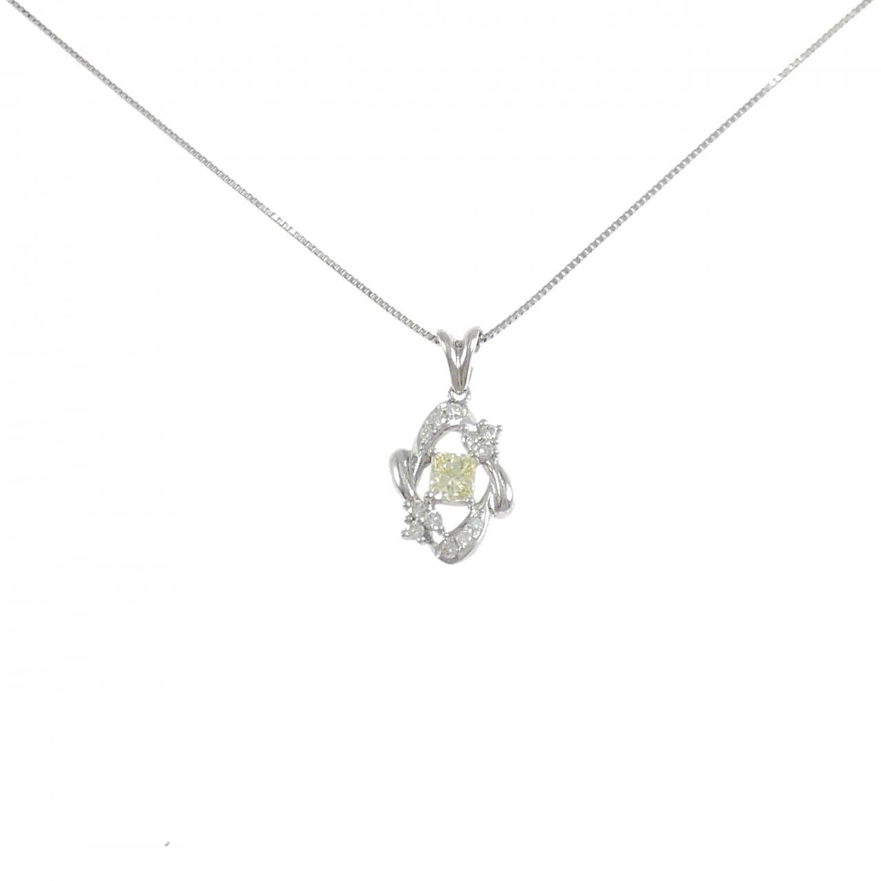 PT900/PT850 ダイヤモンド ネックレス 0.435CT