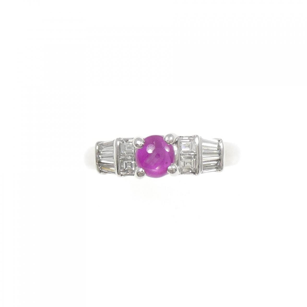 PT900 スタールビー リング 0.86CT