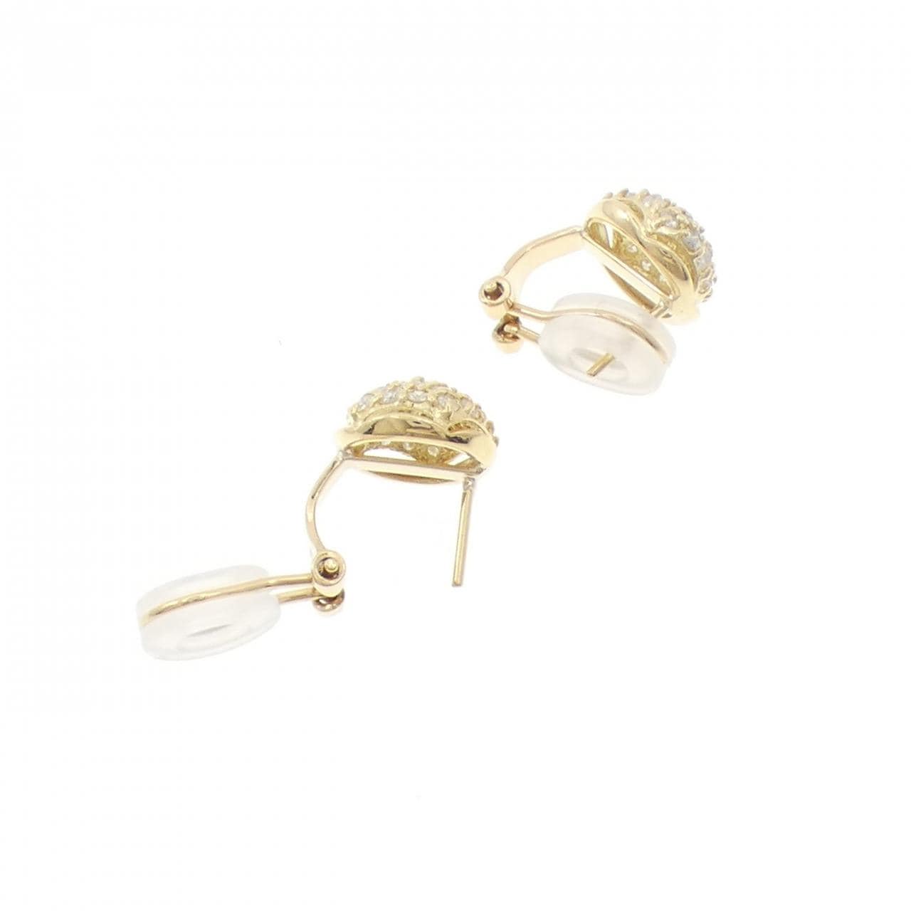 K18YG ダイヤモンド ピアス 1.02CT