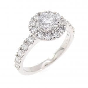 PT900 ダイヤモンド リング 0.518CT G I1 VG
