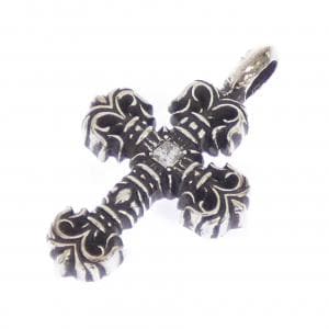 クロムハーツ CHROME HEARTS FILIGREE CROSS TINY SNGL DMND 202165819SLVXXX006 ペンダント