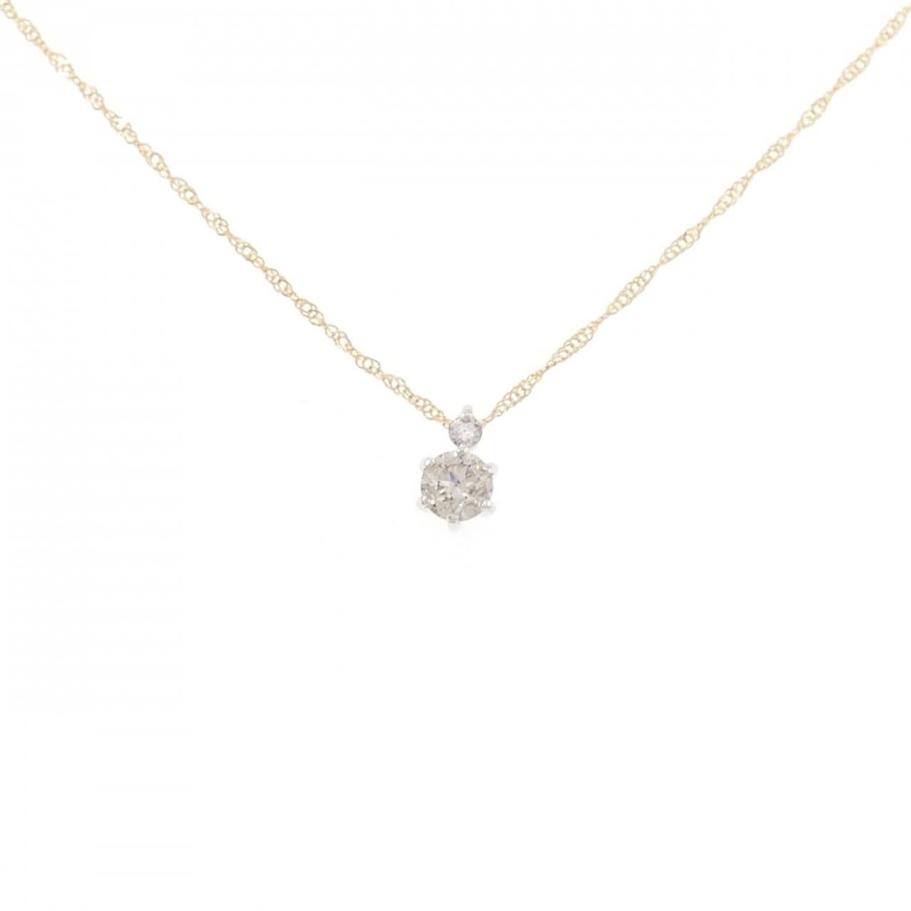 K18WG/K18YG ダイヤモンド ネックレス 0.30CT