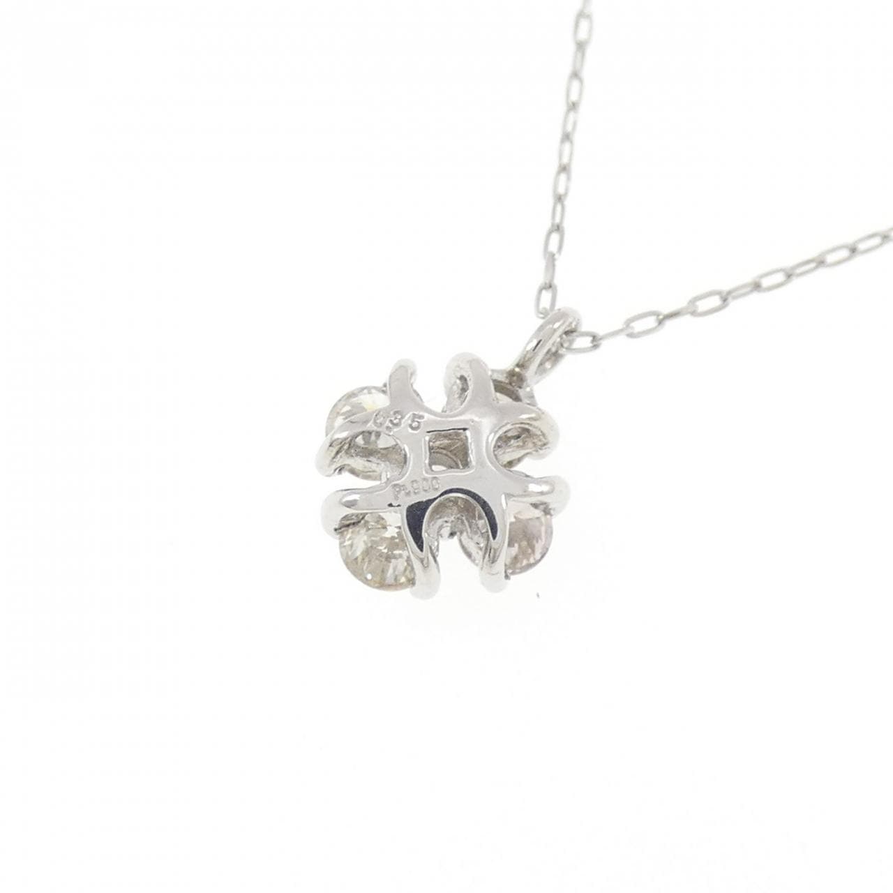 PT900/PT850 ダイヤモンド ネックレス 0.35CT