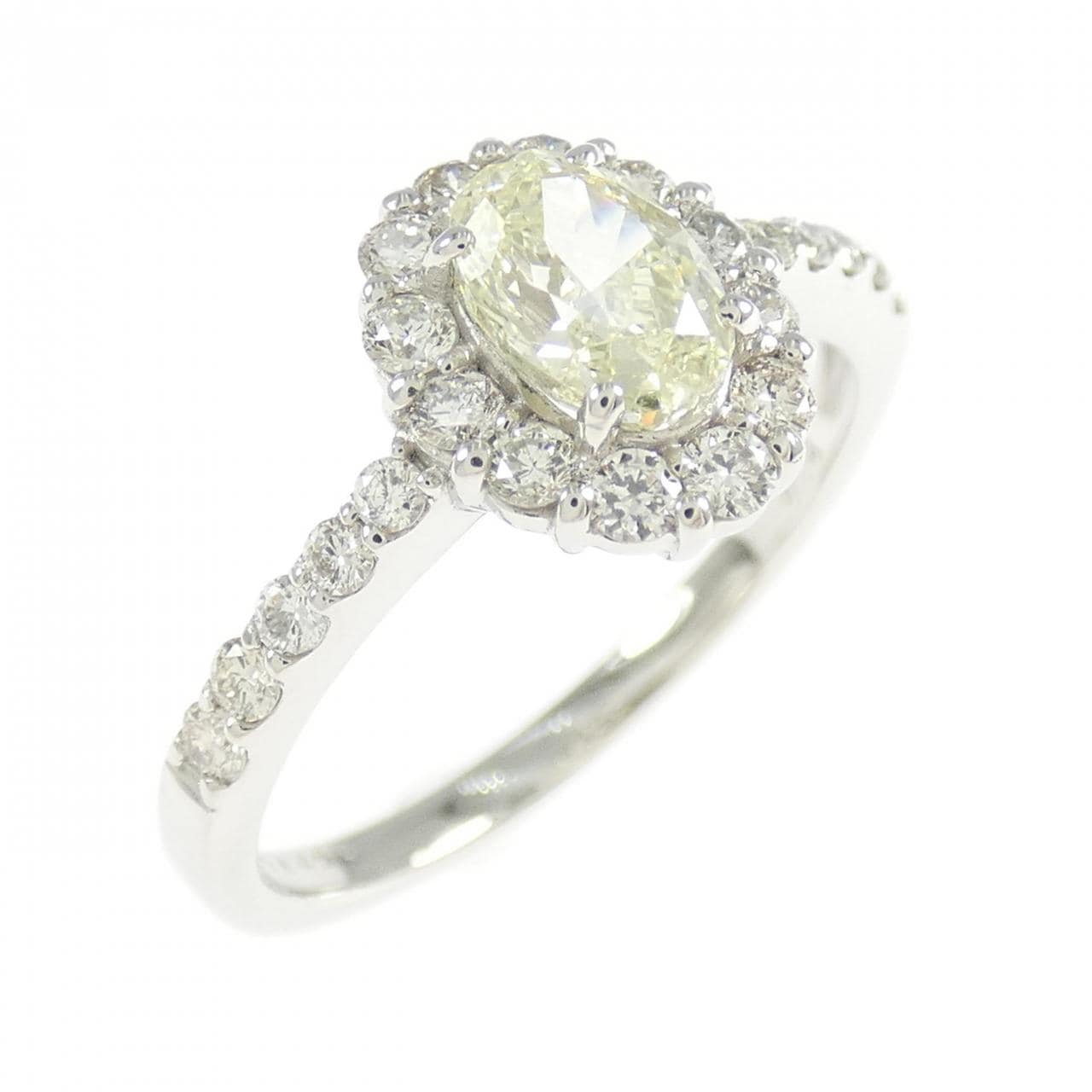 PT900 ダイヤモンド リング 0.627CT VLY-VS1 ファンシーカット