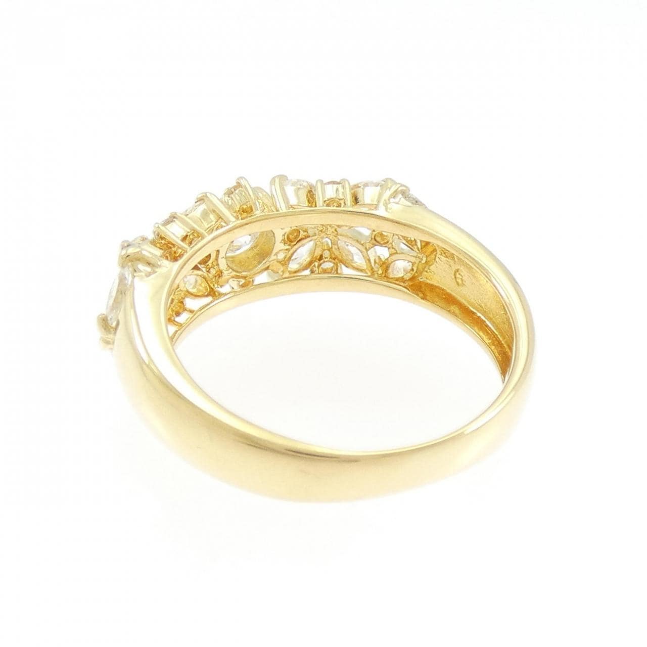 K18YG ダイヤモンド リング