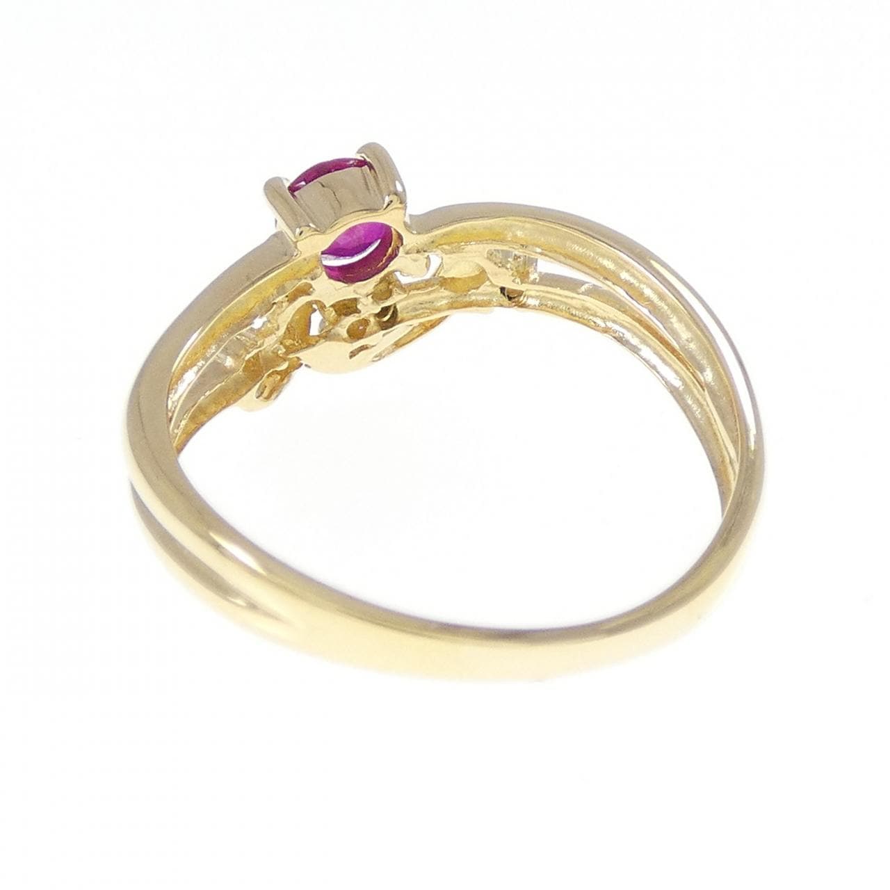 K18YG ルビー リング