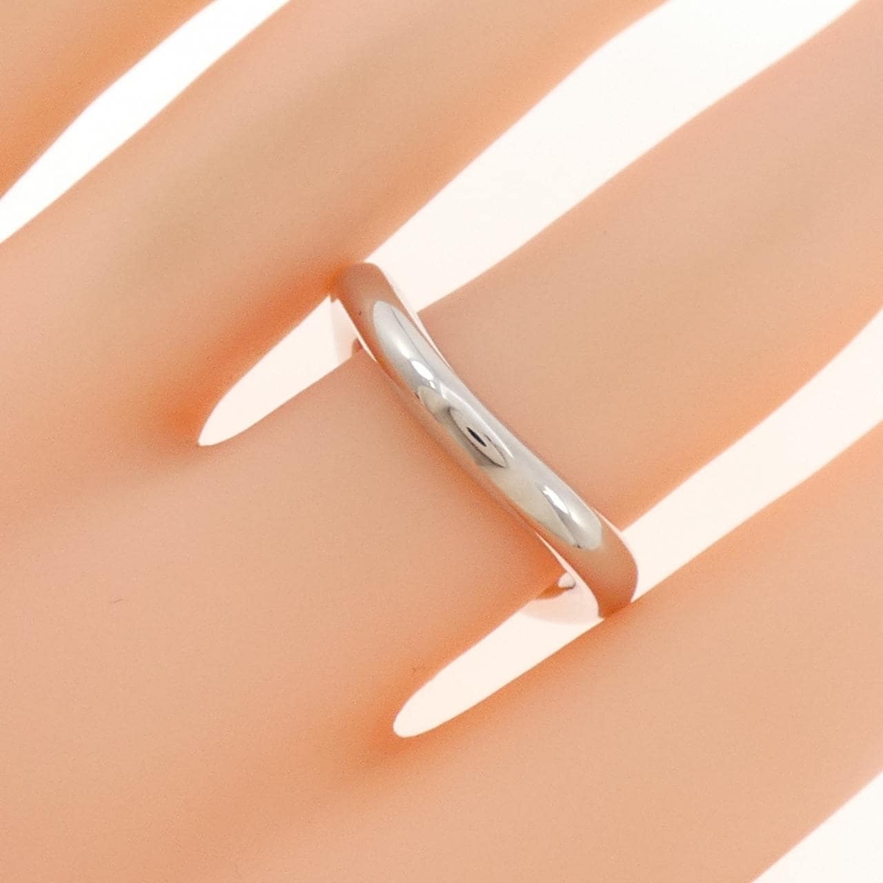 アガット K18WG リング