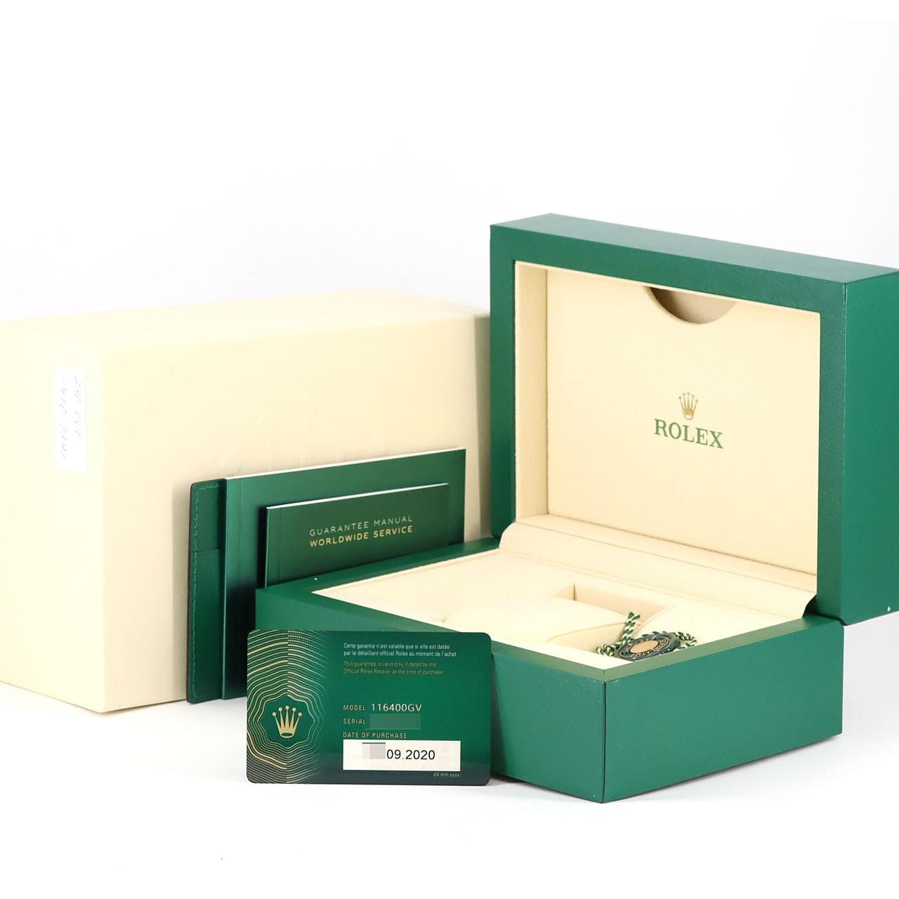 ロレックス ミルガウス 116400GV SS 自動巻 ランダム番