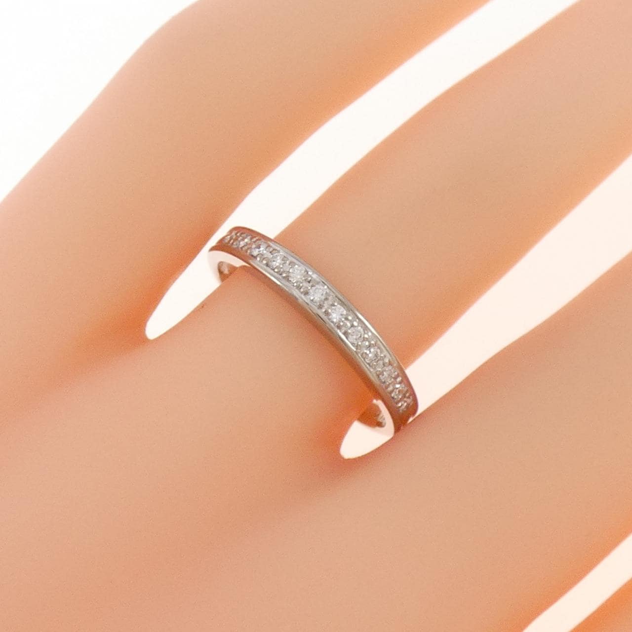 K18WG ダイヤモンド リング 0.10CT