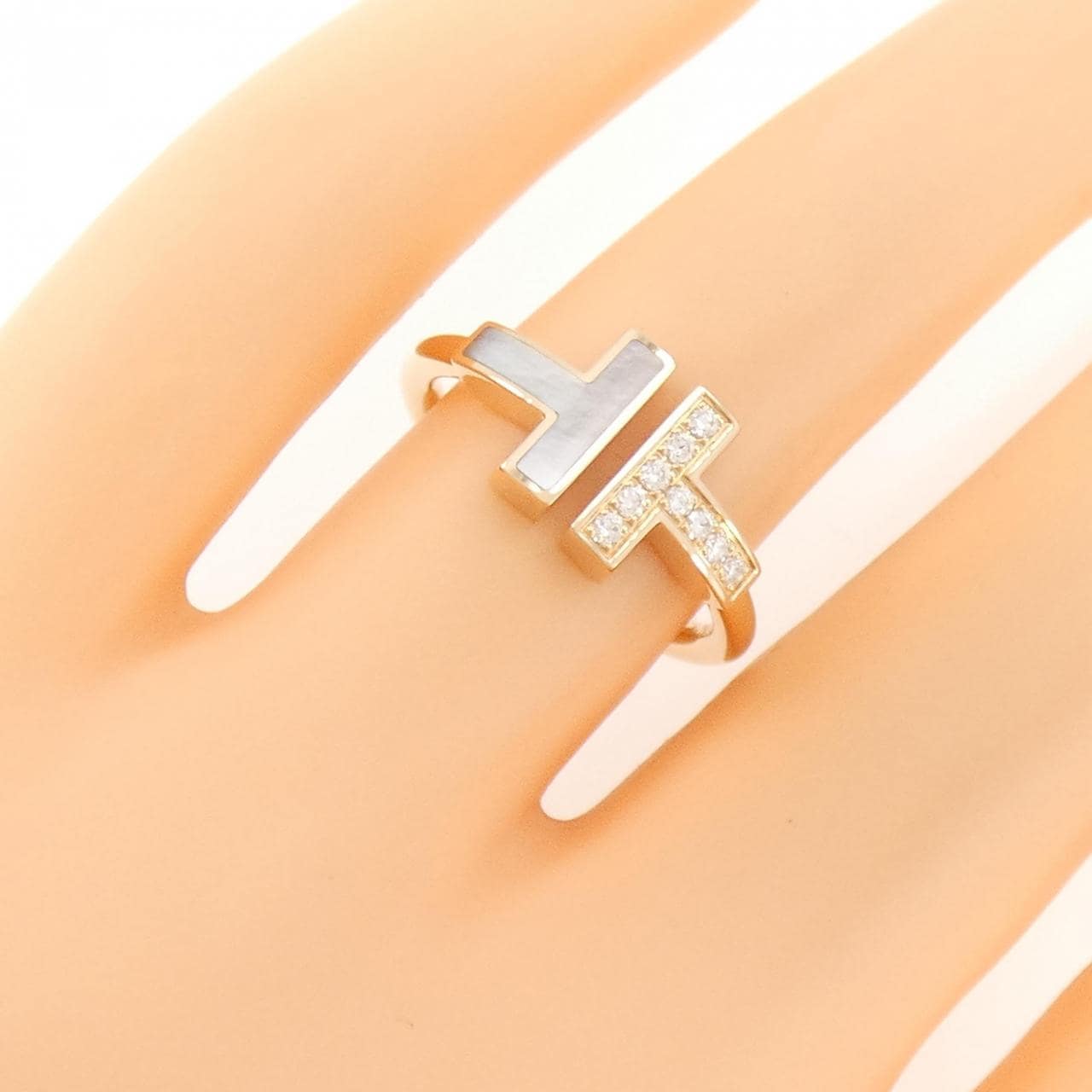 TIFFANY TIFFANY T wire ring戒指