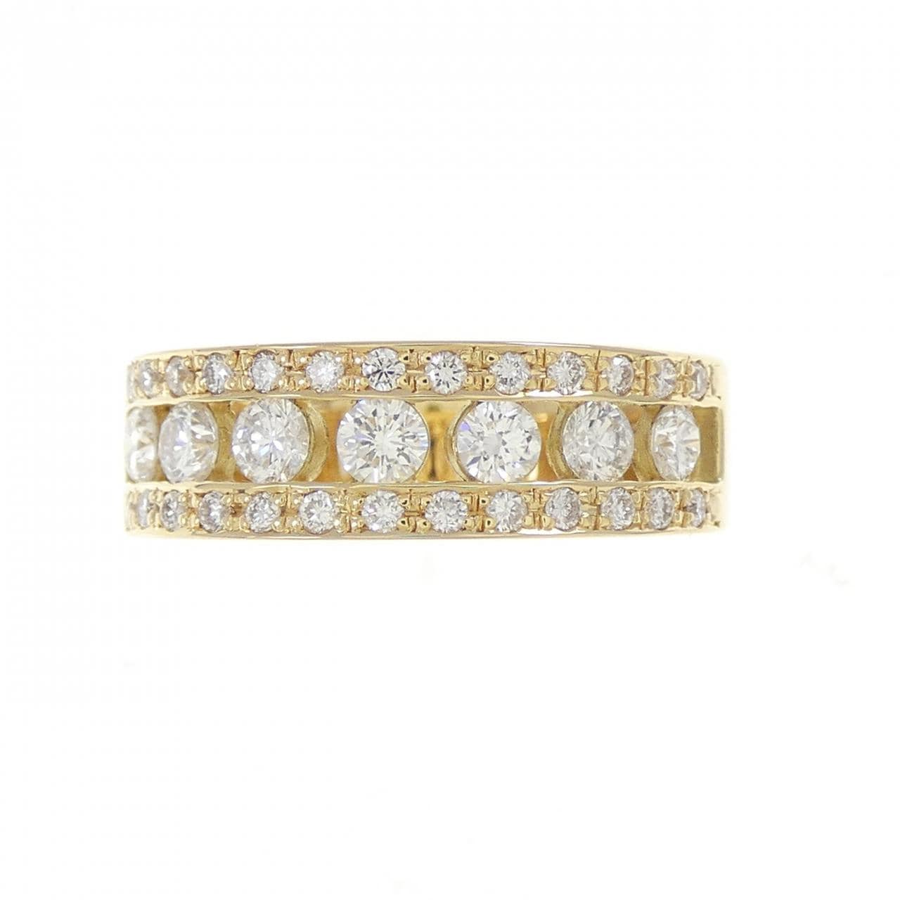 K18YG ダイヤモンド リング 0.72CT