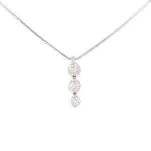 トリロジー ダイヤモンド ネックレス 0.32CT