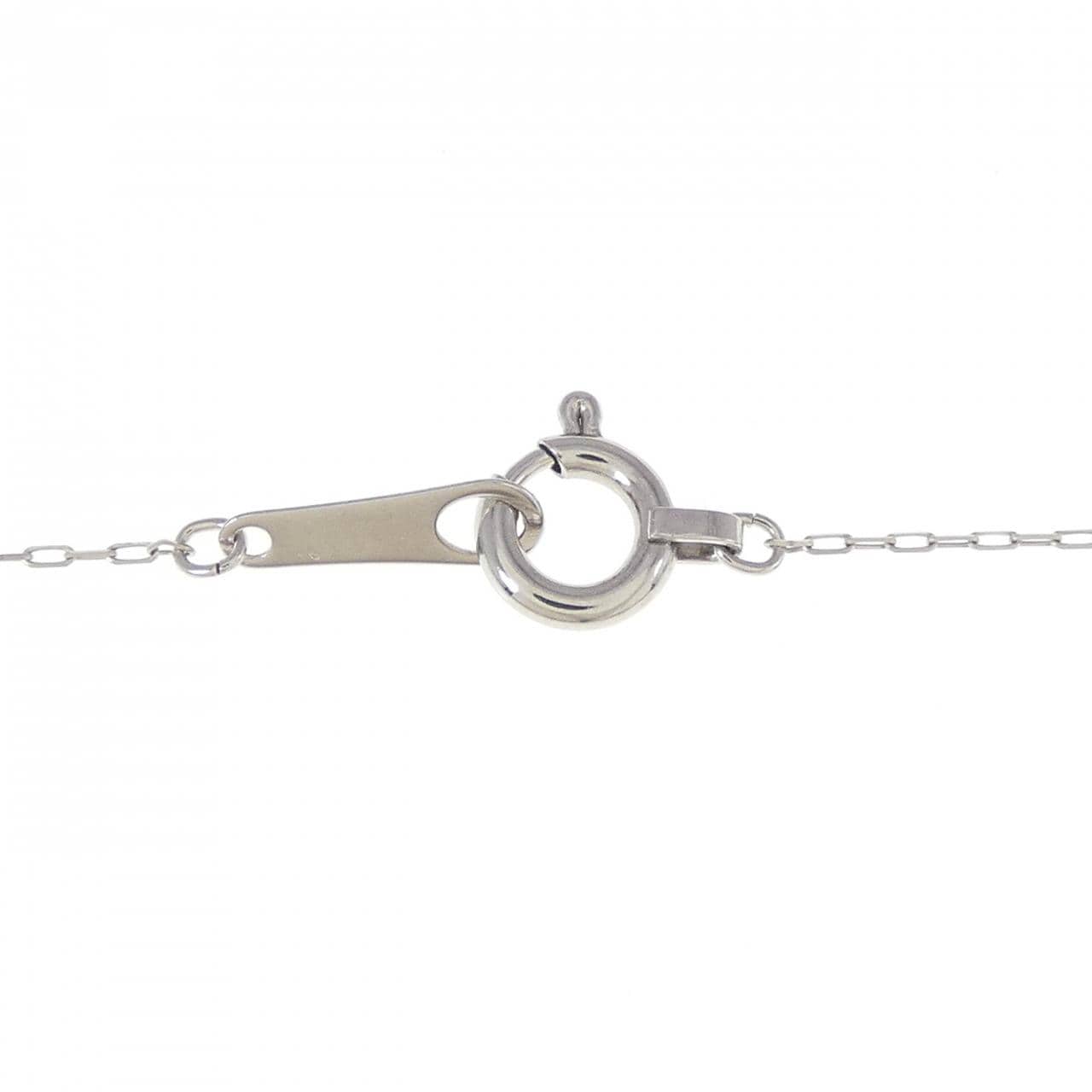 【新品】PT900 サファイヤ ネックレス 0.20CT