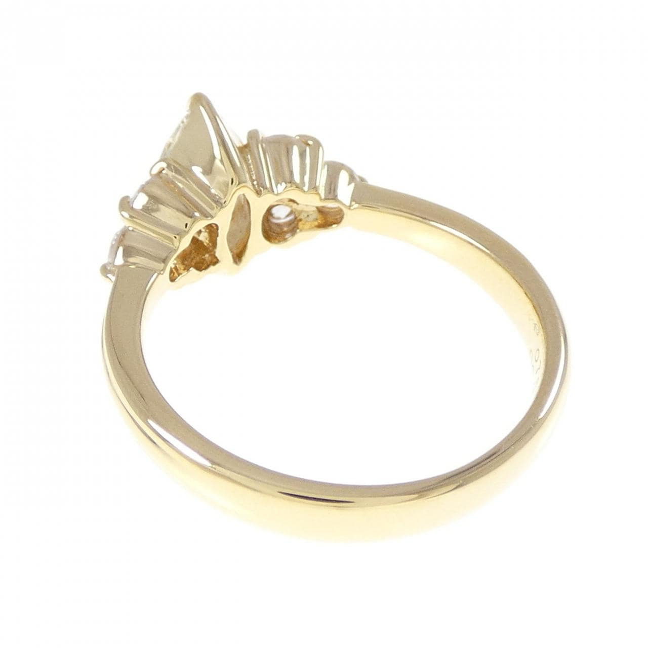 K18YG ダイヤモンド リング 0.76CT