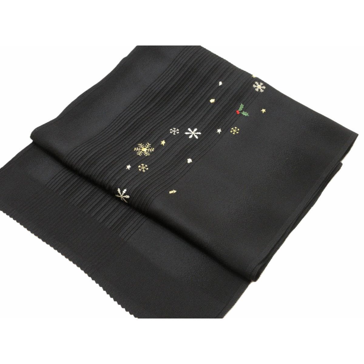 【新品】帯揚　クリスマス