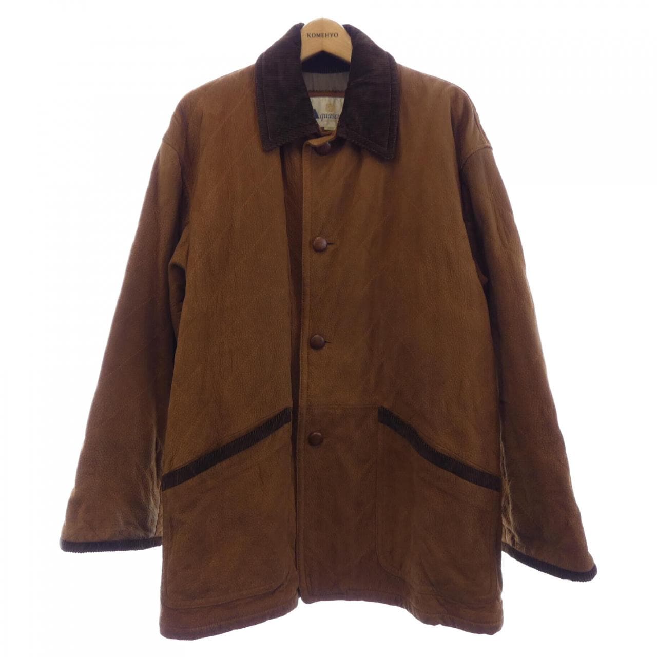 アクアスキュータム Aquascutum レザーコート