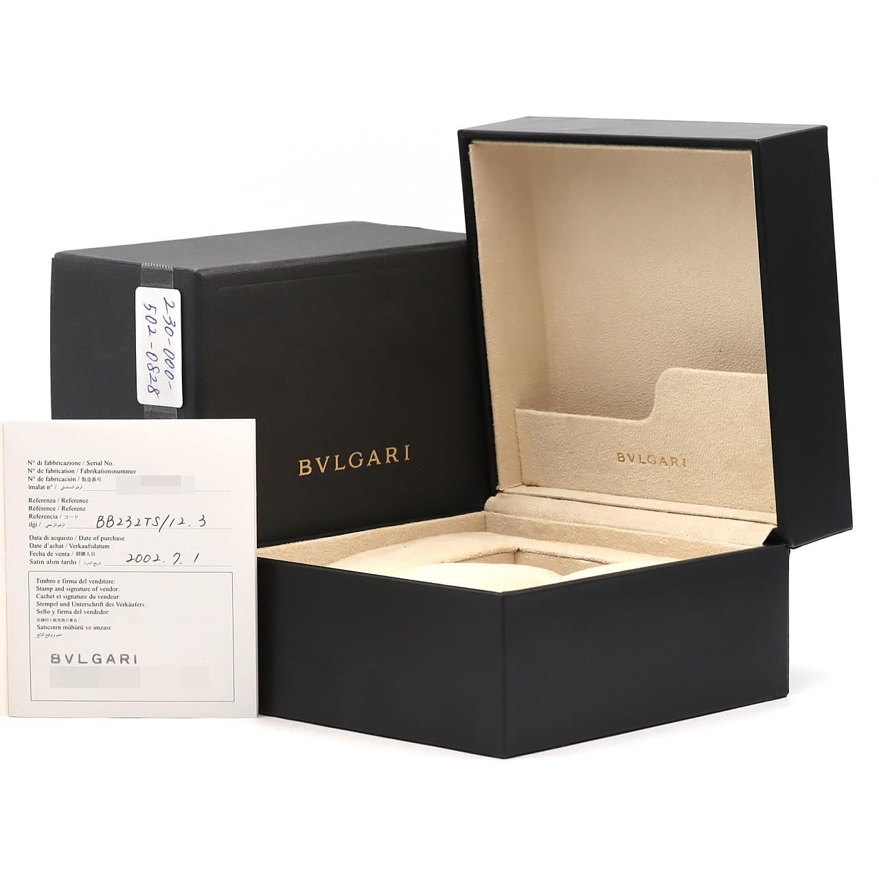 【ノーメンテナンス還元価格】ブルガリ ブルガリブルガリトゥボガス コンビ･12P Lサイズ BB232TG/12 YG クォーツ