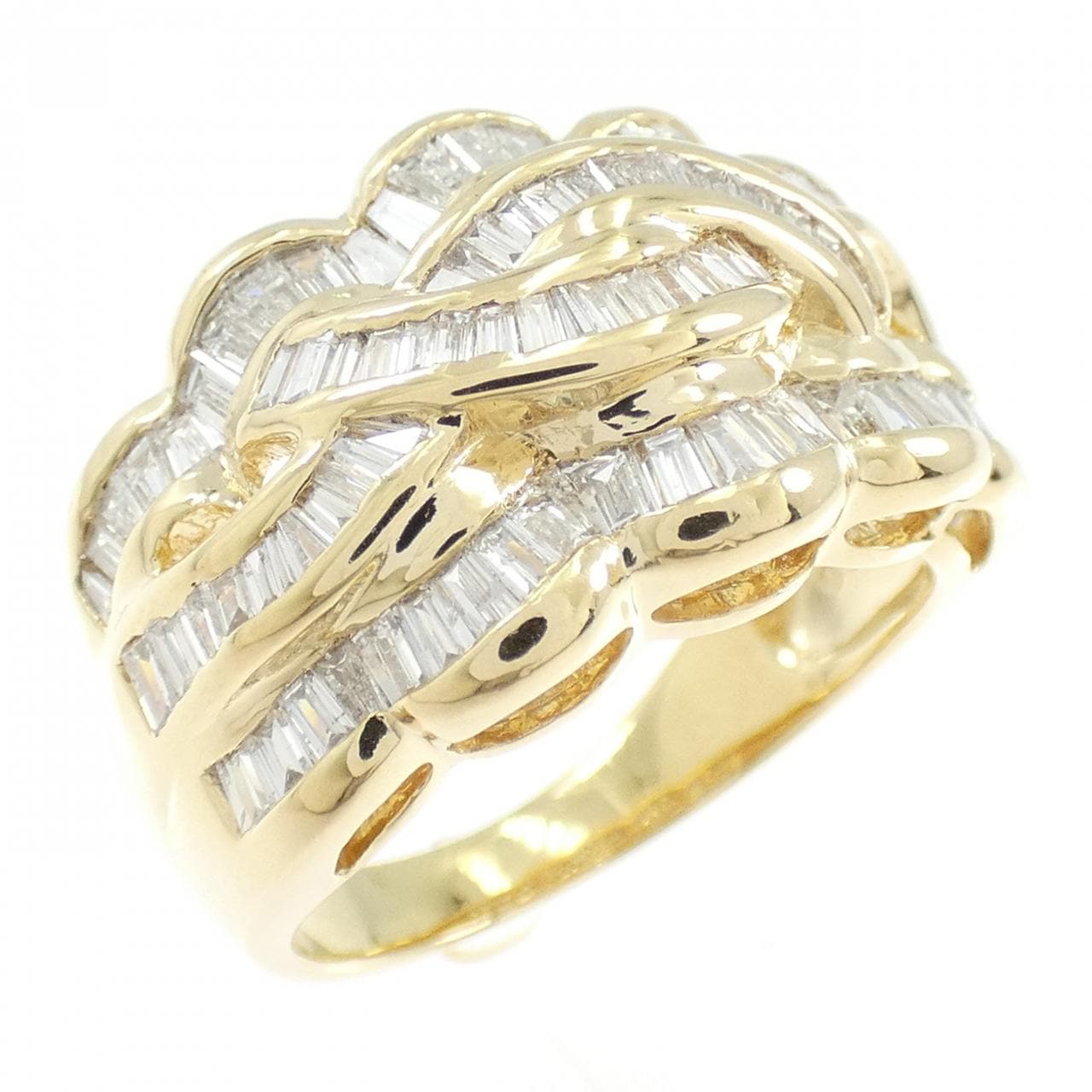 K18YG ダイヤモンド リング 1.50CT