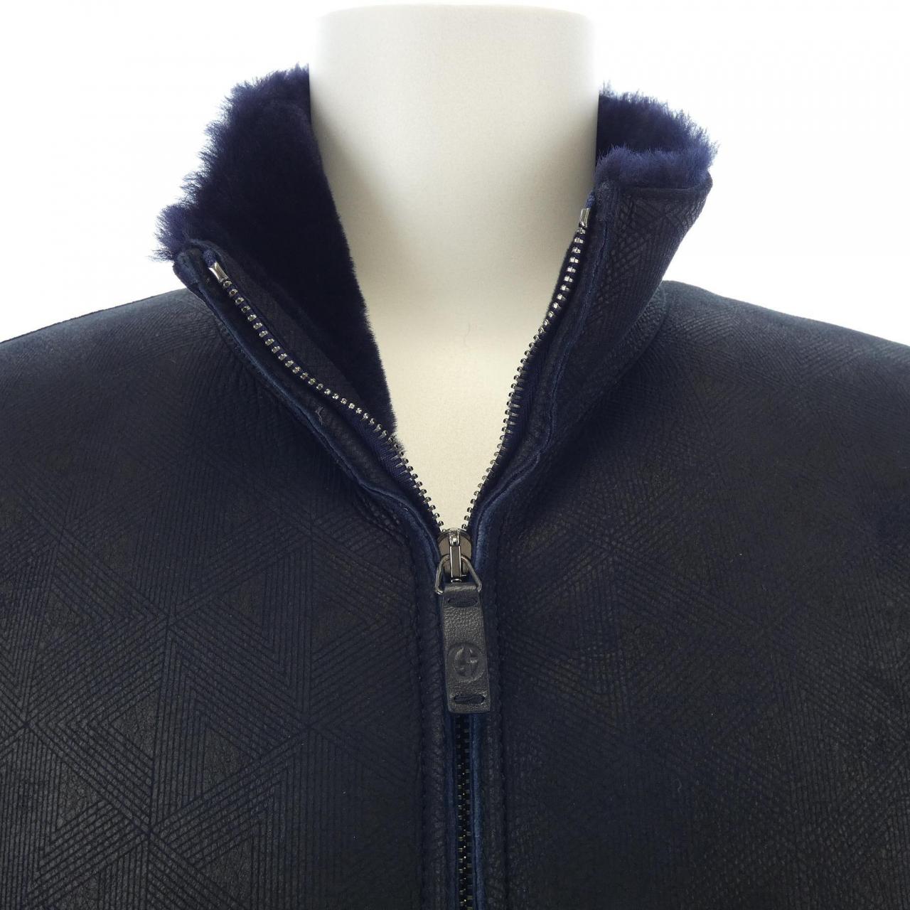 ジョルジオ アルマーニ GIORGIO ARMANI ムートンジャケット