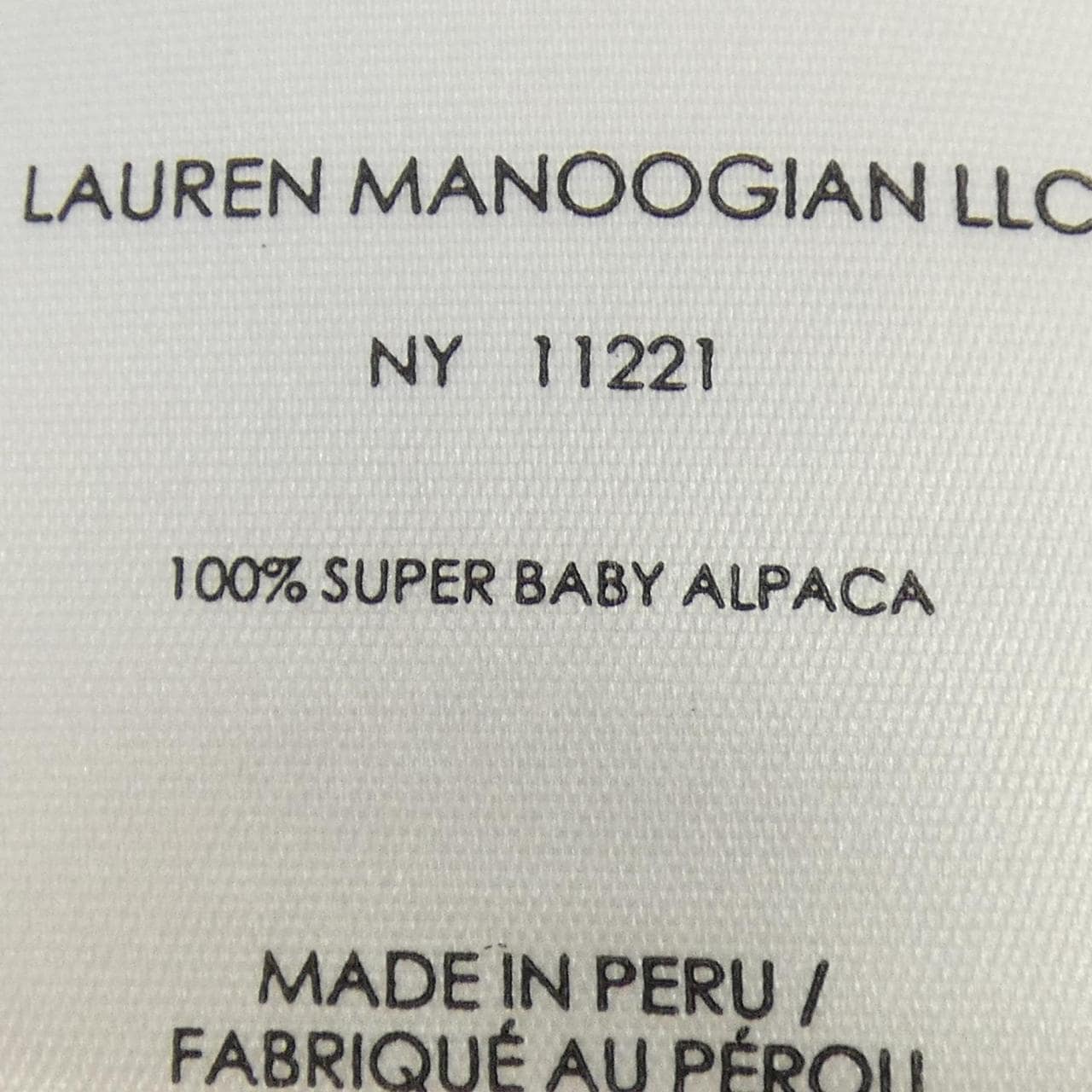 ローレンマヌーギアン LAUREN MANOOGIAN HPS25T2279Y287 ニット