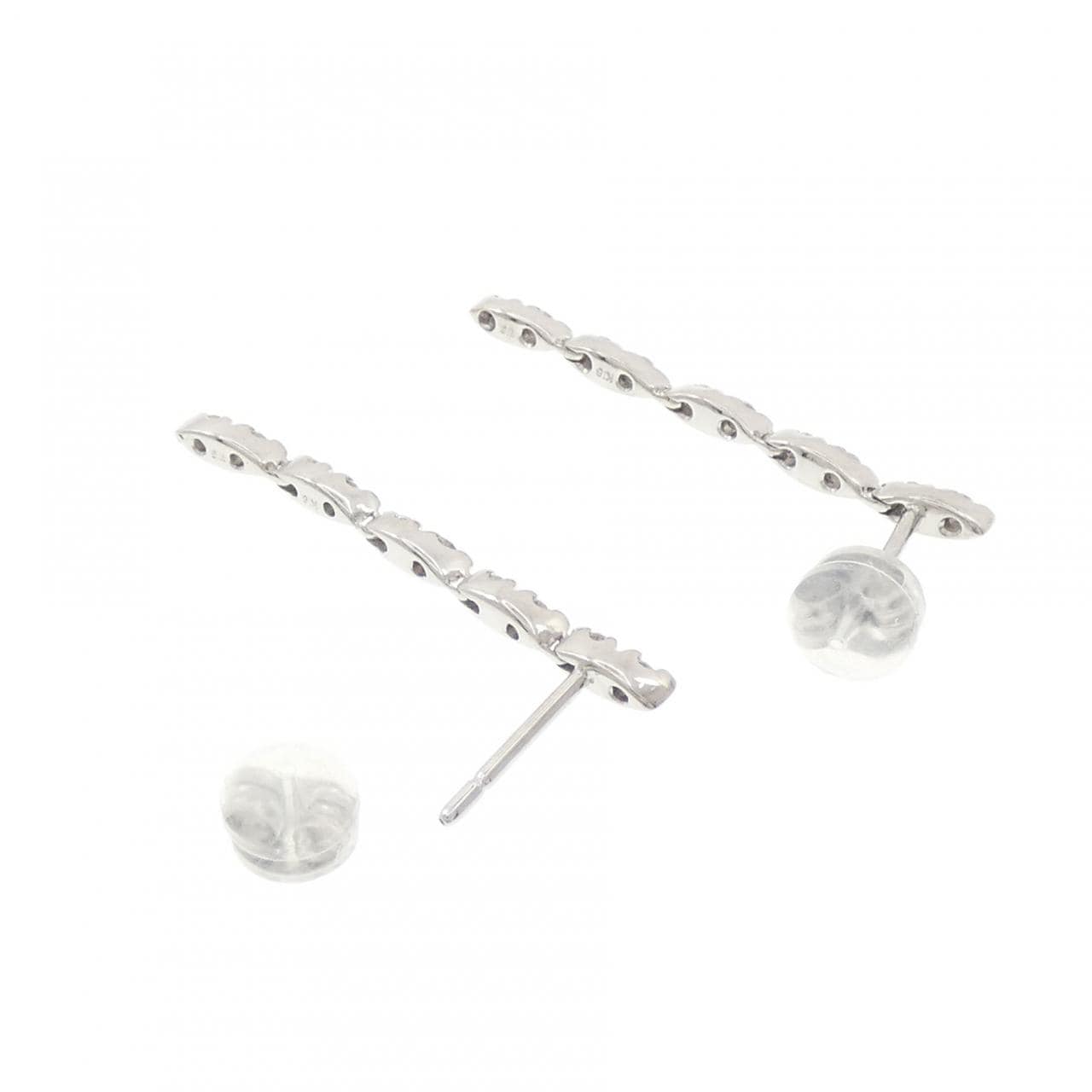 750WG ダイヤモンド ピアス