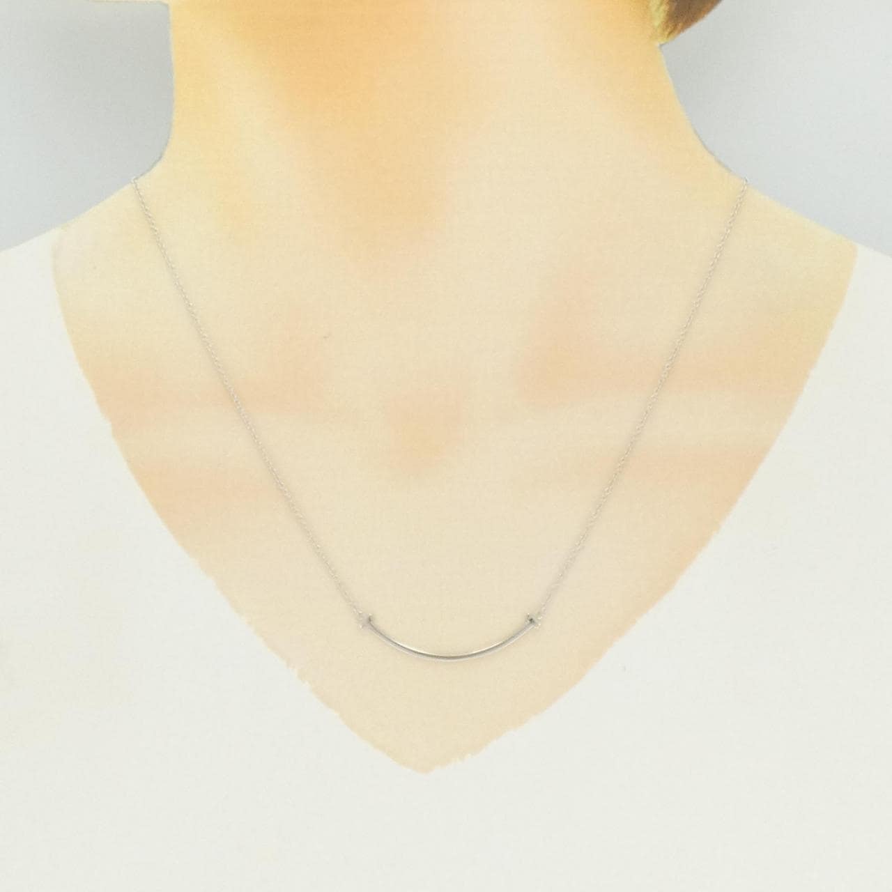 ティファニー Tスマイル スモール ネックレス