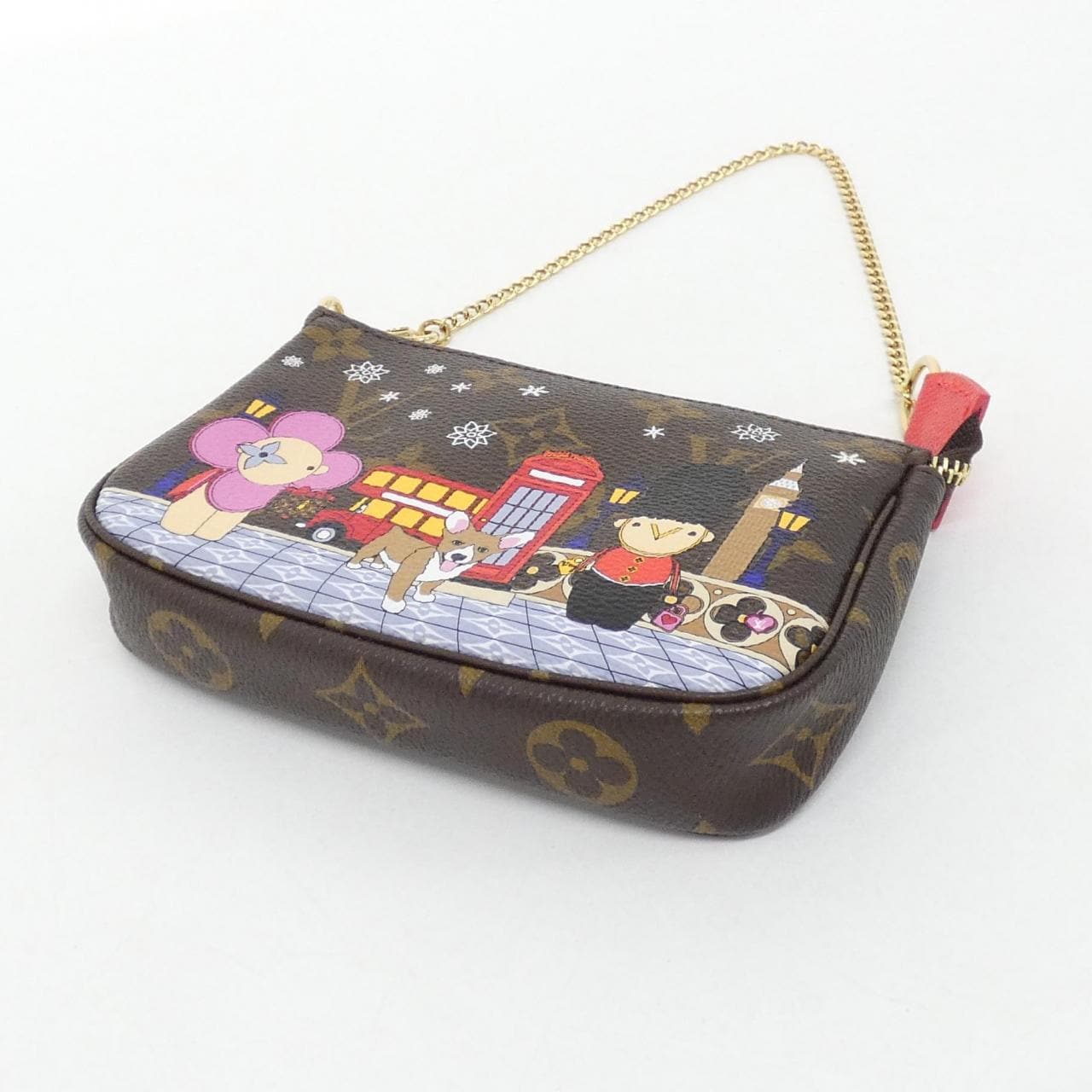 ルイヴィトン モノグラム(ヴィヴィエンヌ ホリデイ) ミニ ポシェット アクセソワール M80863 アクセサリーポーチ