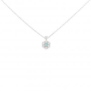 PT900 トルマリン ネックレス 0.01CT