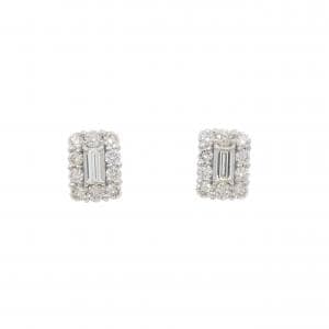 【新品】PT900 ダイヤモンド ピアス 0.60CT