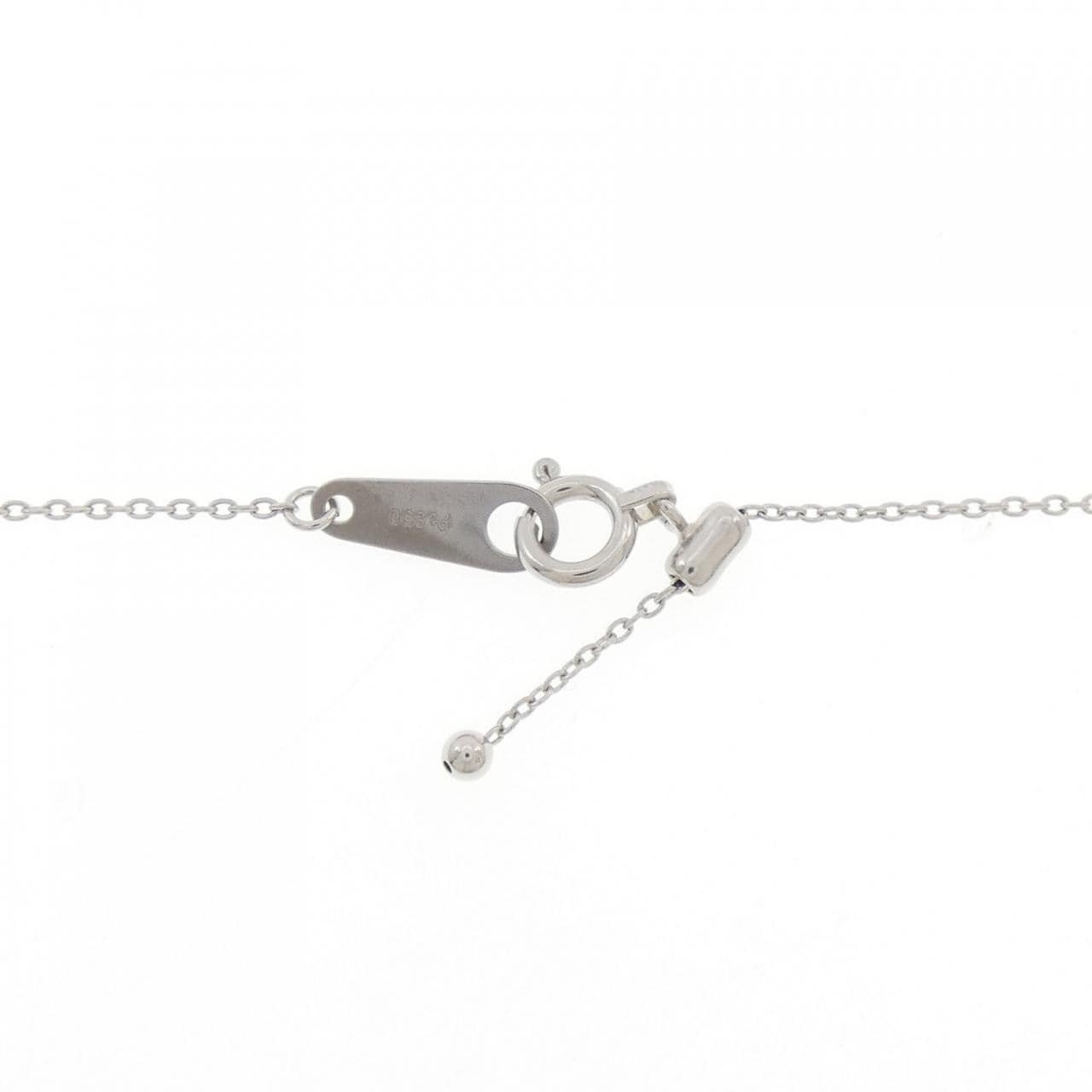 PT900/PT850 エメラルド ネックレス 0.64CT