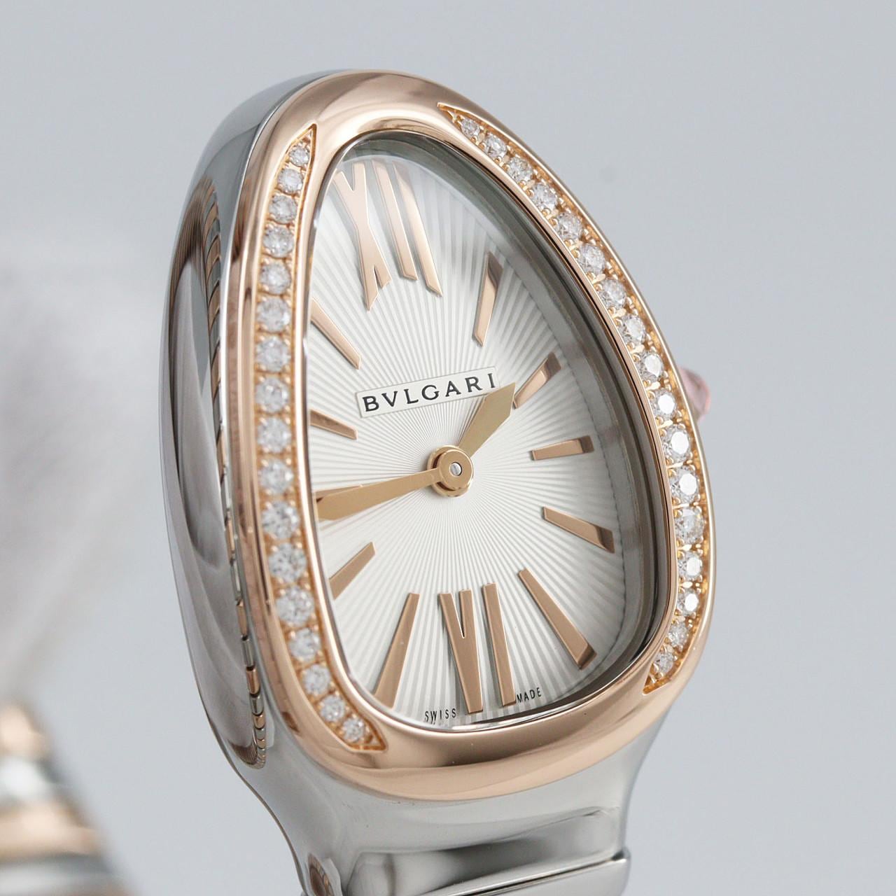 ブルガリ セルペンティトゥボガス PGコンビ/D Sサイズ SP27SPG/103131 SSxPG クォーツ