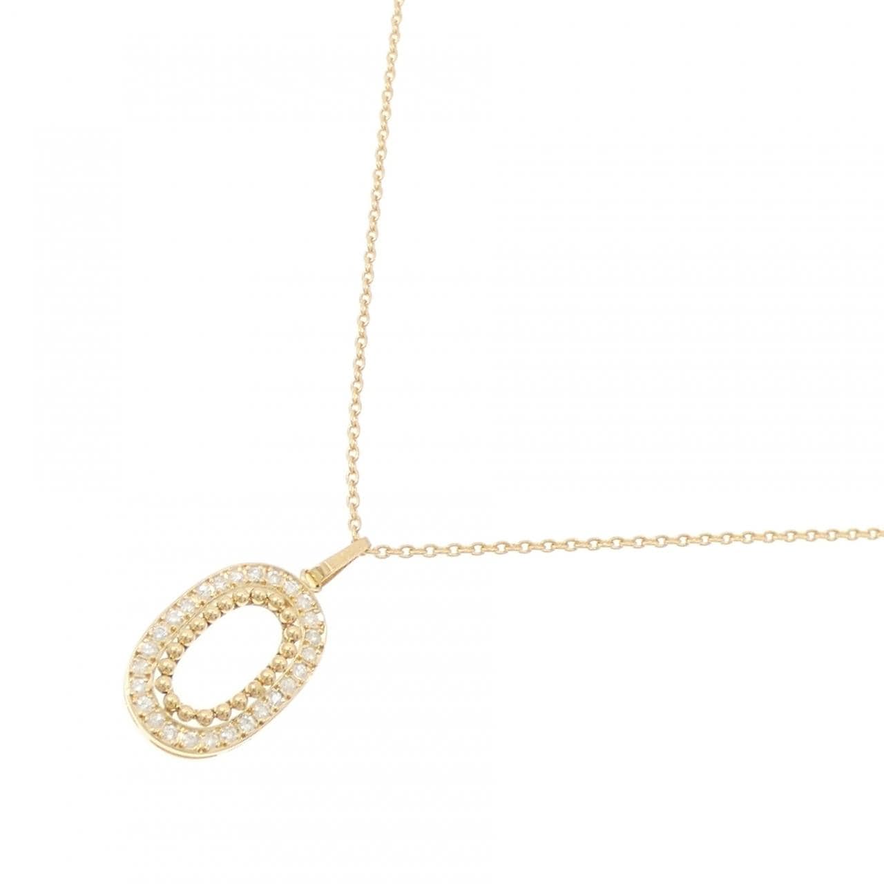 K18YG ダイヤモンド ネックレス 0.28CT