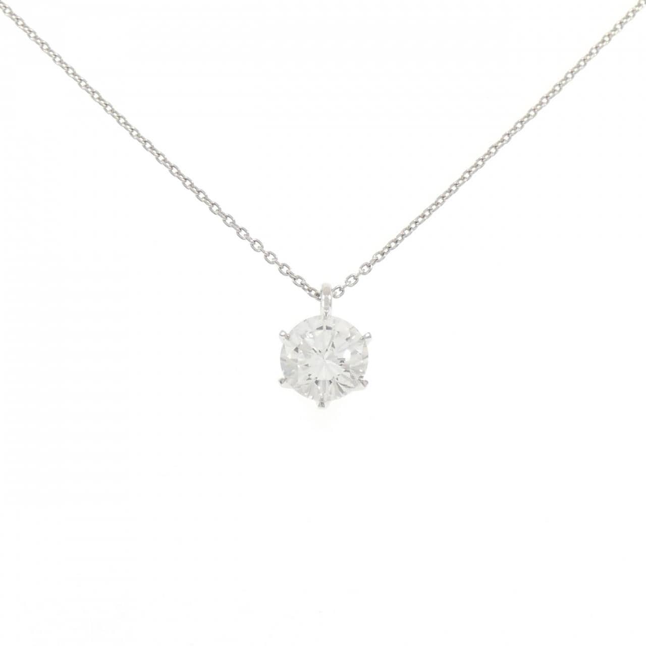 【リメイク】PT900/PT850 ダイヤモンド ネックレス 2.012CT F SI1 VG