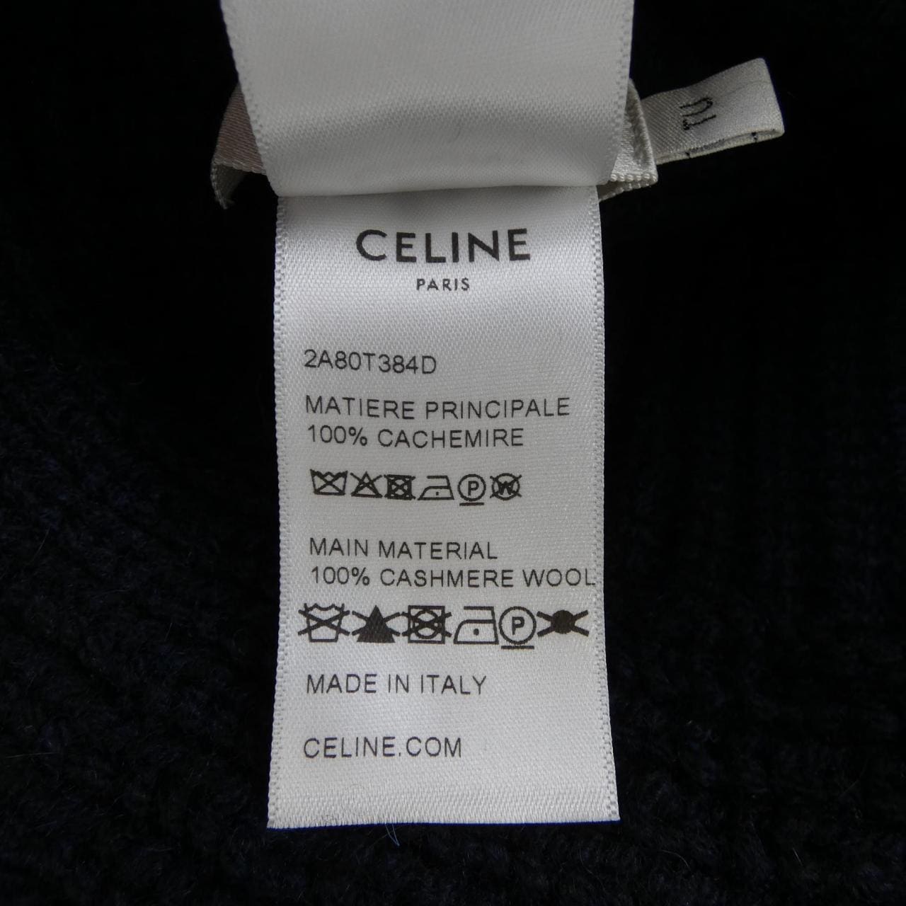 セリーヌ CELINE トリオンフ TRIOMPH 2A80T384D ニットキャップ