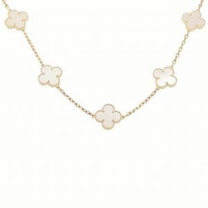 ヴァンクリーフ&アーペル ヴィンテージアルハンブラ 10モチーフ ネックレス