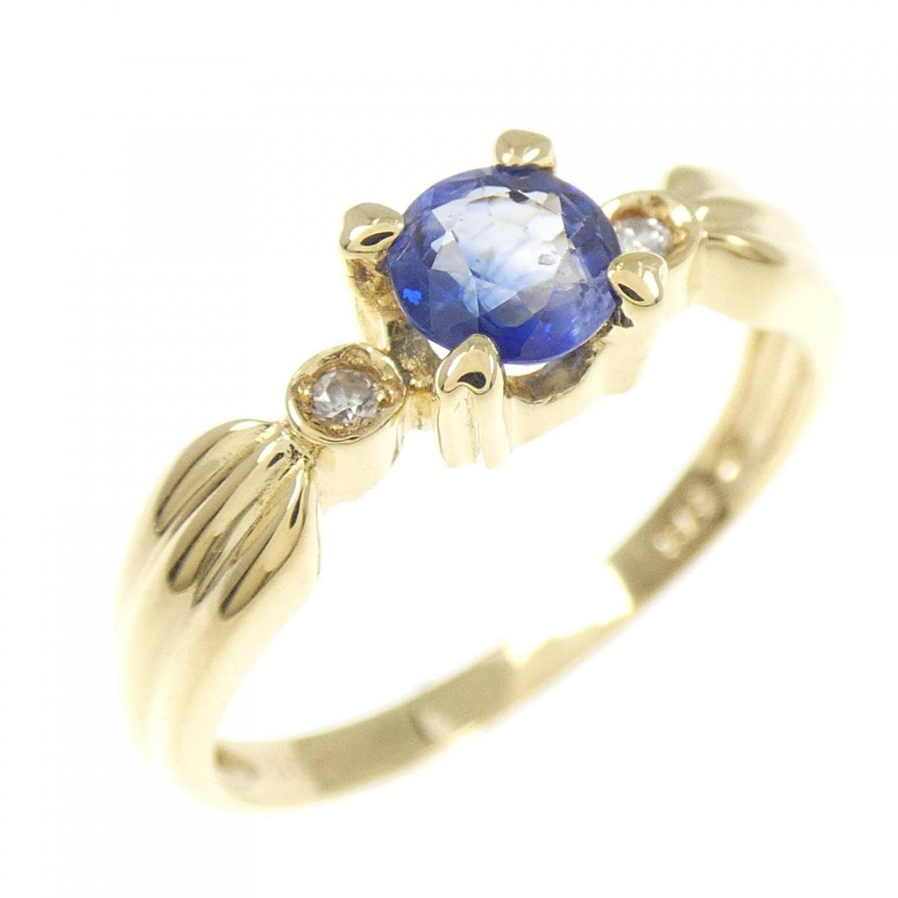 K18YG サファイヤ リング