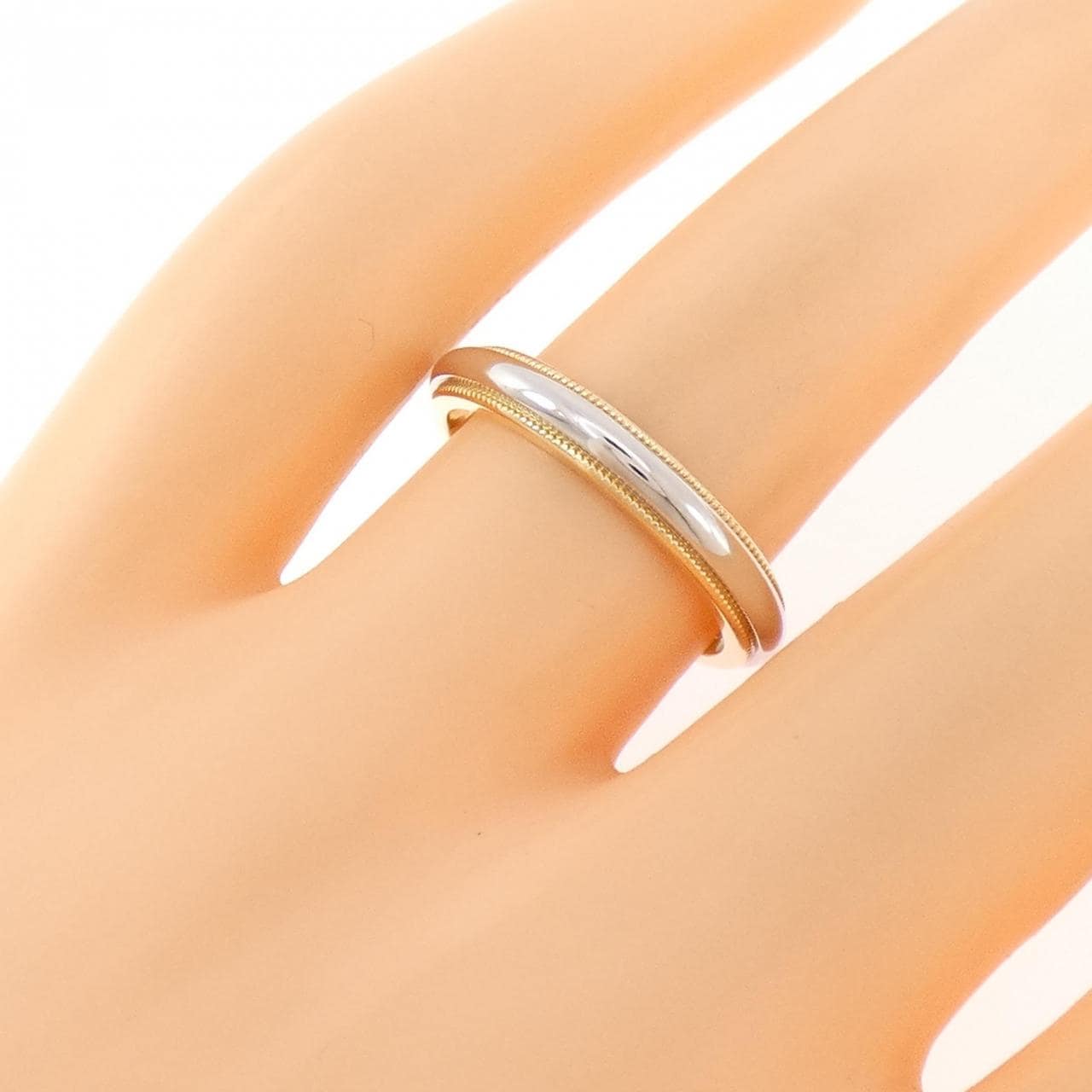 ティファニー ミルグレイン リング