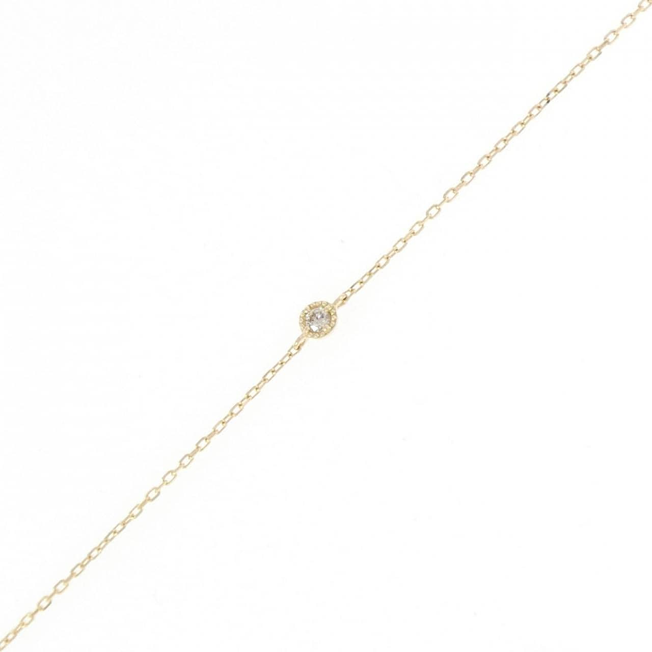 アガット ダイヤモンド ブレスレット 0.03CT