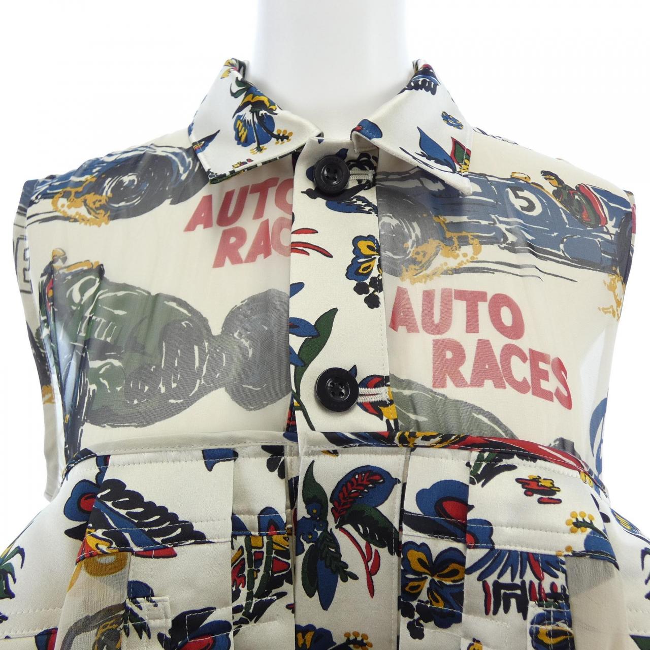 サカイ SACAI CAR RACE PRINT 25-07727 シャツ