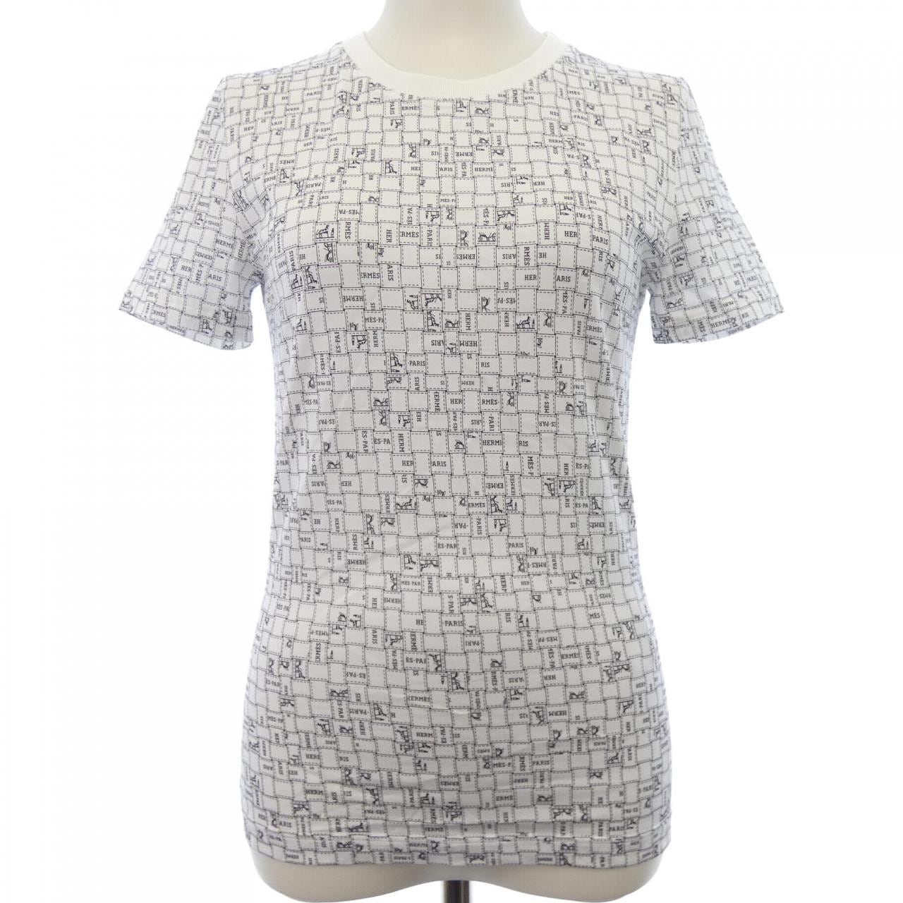 エルメス HERMES BOLDUC AU CARRE ボルデュックチェック 5E4645DK Tシャツ