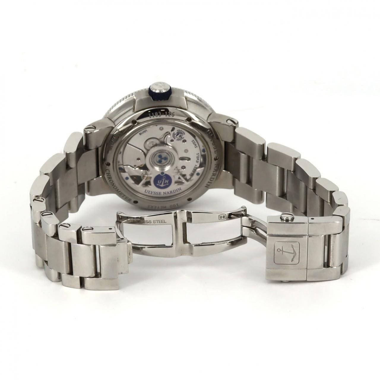 ユリス・ナルダン マリーンクロノメーター 1183-126-7M/43 SS 自動巻