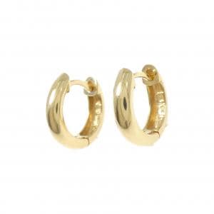 K18YG フープ ピアス